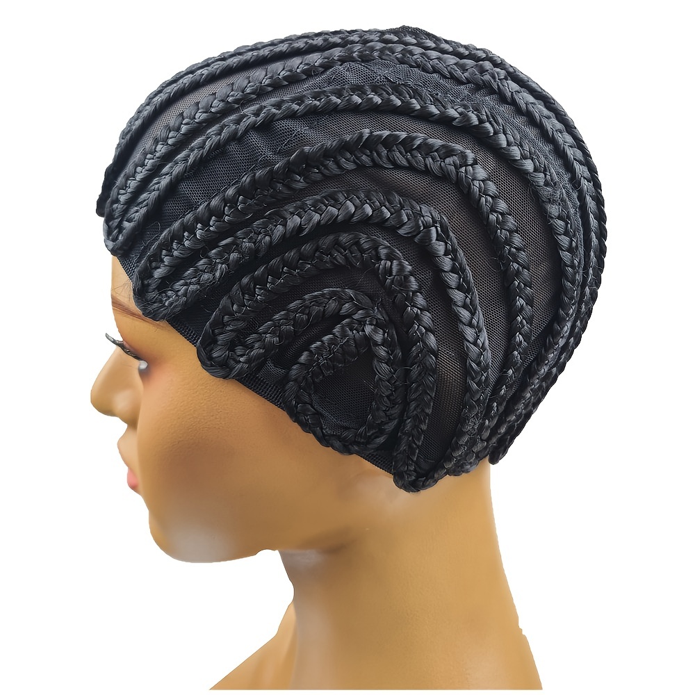 Crochet Braided Wig Women Adjustable Easy Sew In Hair - Temu