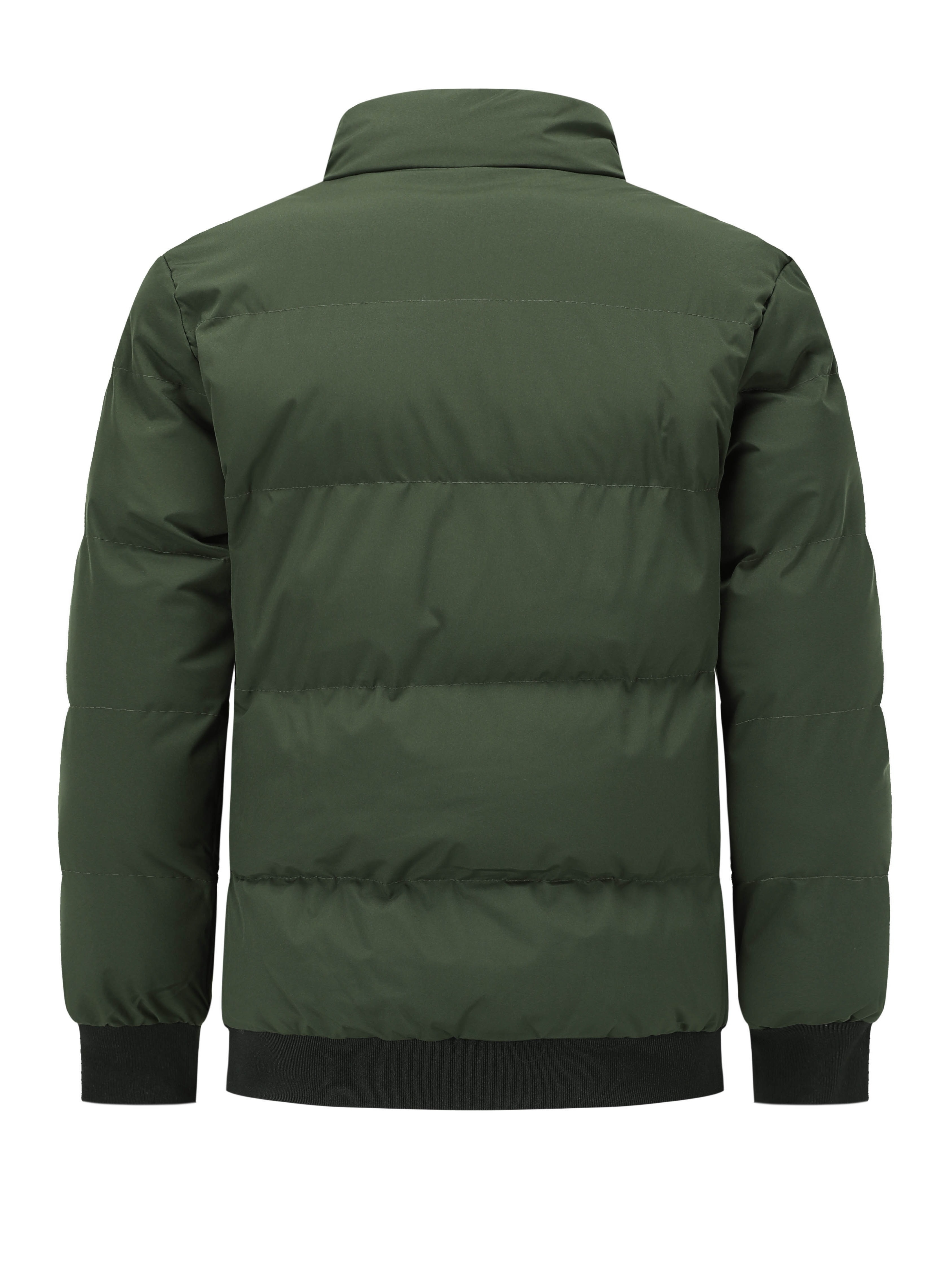  Huug Men's Autumn and Winter New Padded Jackets, Down Padded  Jackets, Stand-up Collar Men's Clothing, Light Thermal Tops (Color : Green,  Size : Large) : Clothing, Shoes & Jewelry