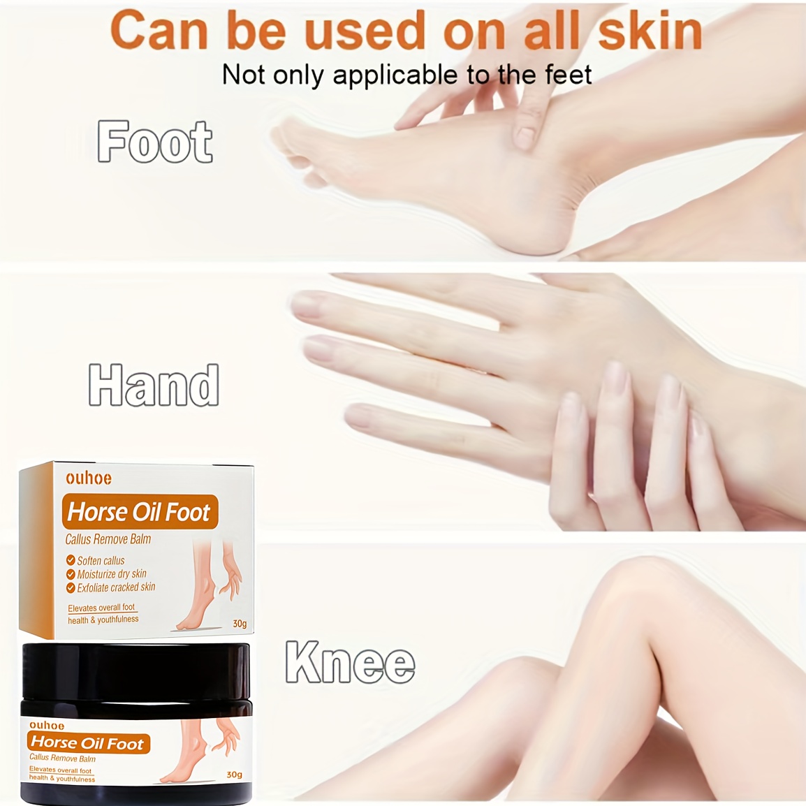 Horse Oil Foot Cream callus Removal Balm moisturize And - Temu