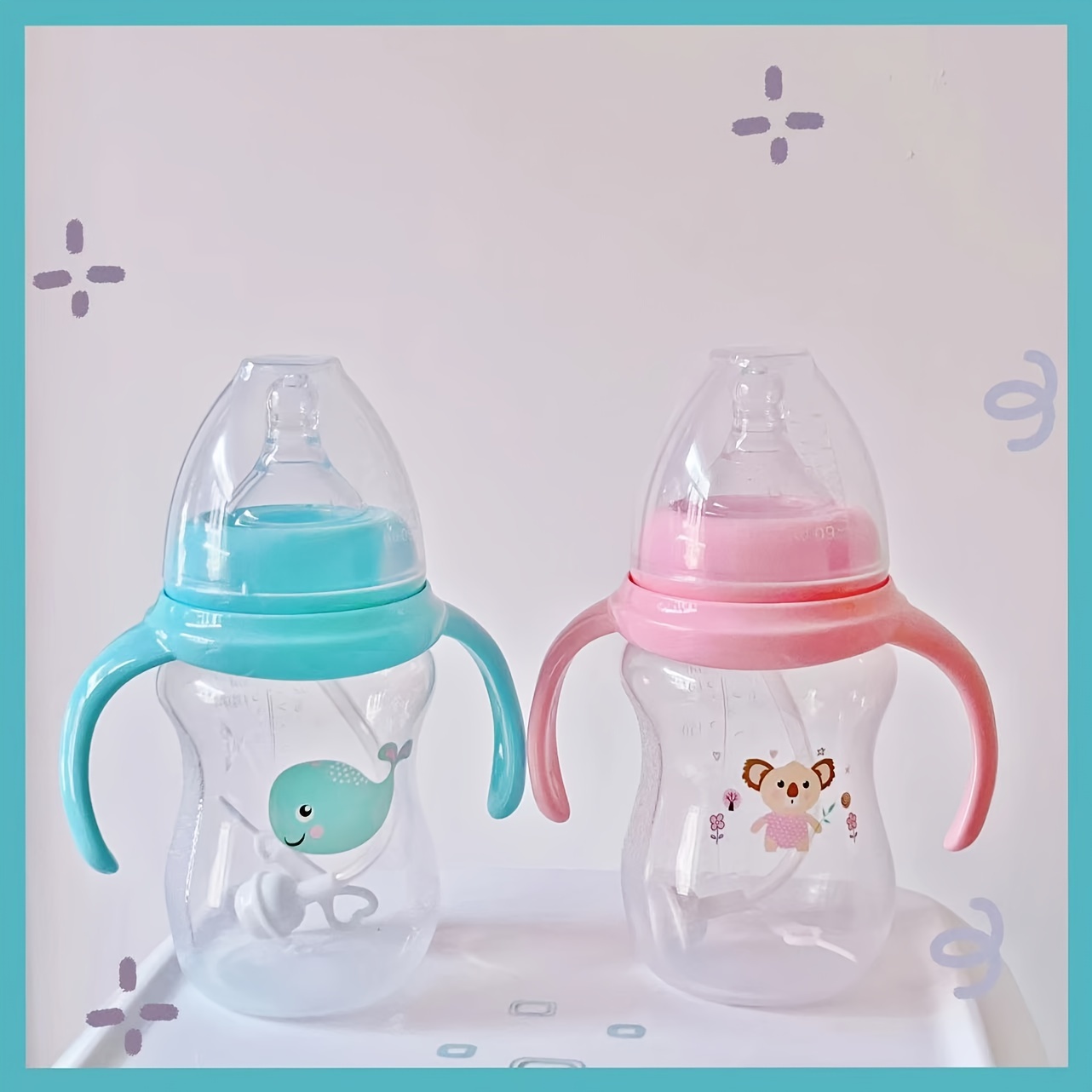 Natural Breast Milk Bottle Anti flatulence Anti drop Real - Temu