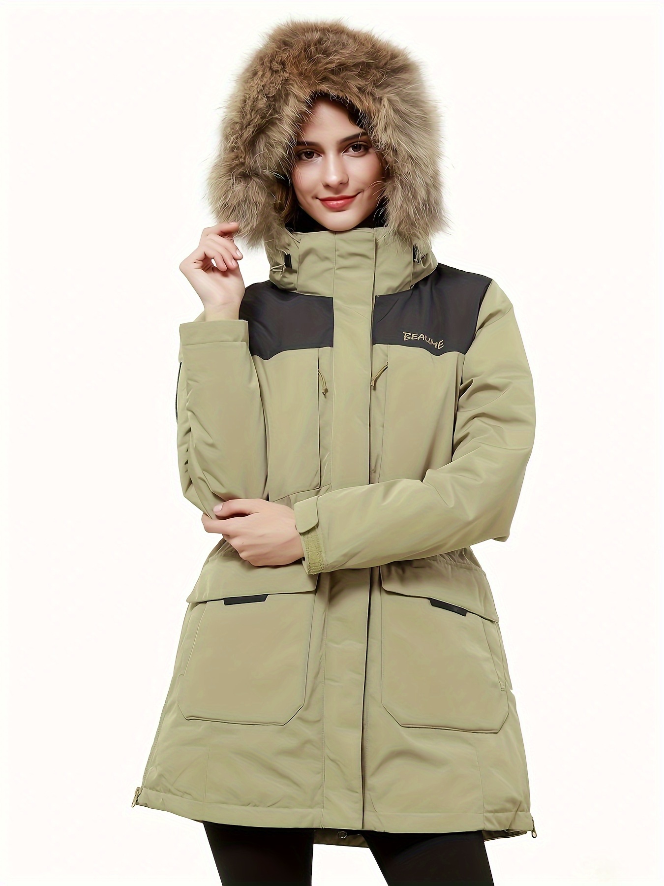  Calvin Klein Chaqueta acolchada con capucha larga para niña con  forro polar : Ropa, Zapatos y Joyería