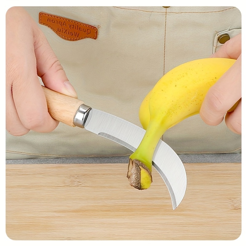 1/2Pcs Banana Slicer Fruit Knife Veggie Cucumber Cutter Kitchen