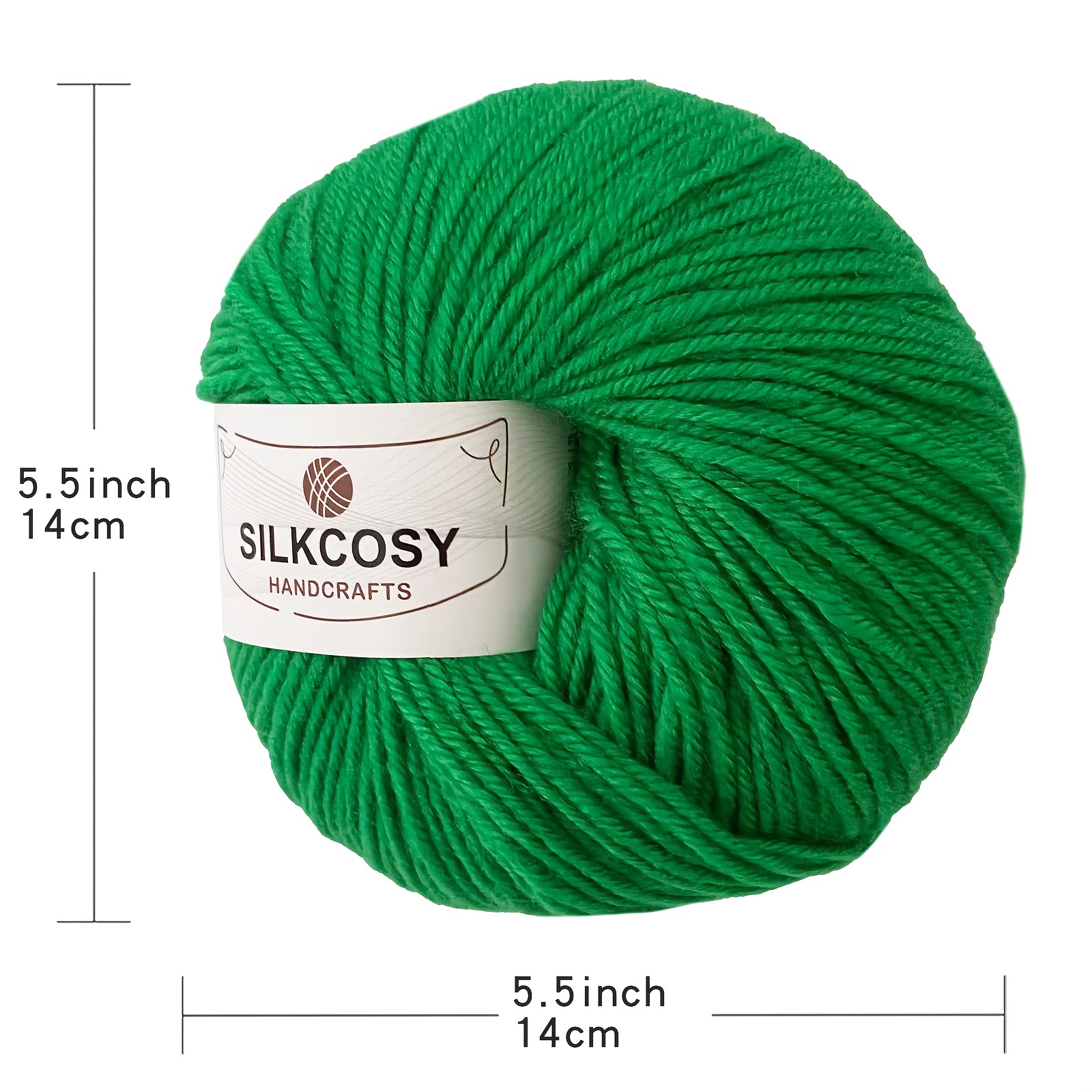 KRE 4-Pack Lavender Bundle Soft Yarn for Crochet Knit Crafting - Total  Length 4×60m (4×65yds, 50g×4)