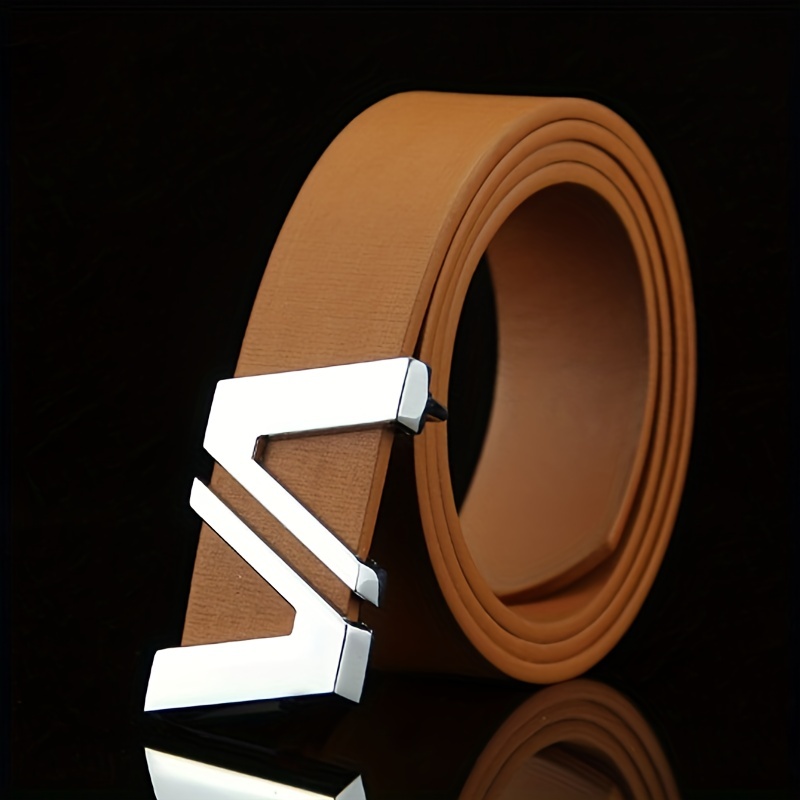 Men's Leather Automatic Buckle Business Belt Gift