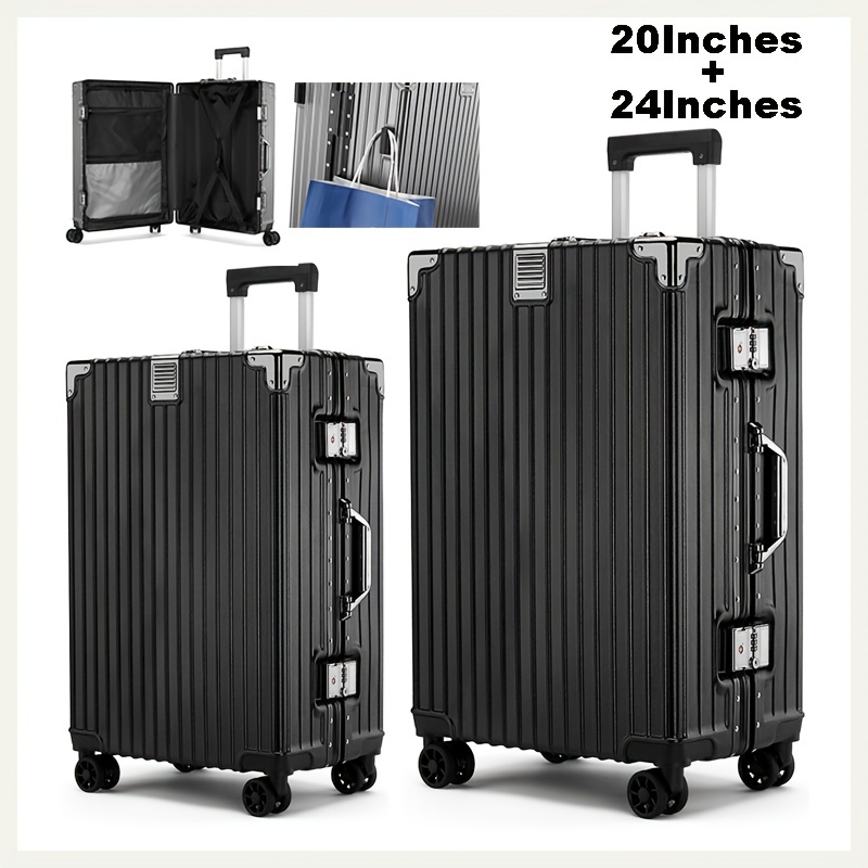 2pc Juego de maletas grandes y pequeñas con gran capacidad y - Temu