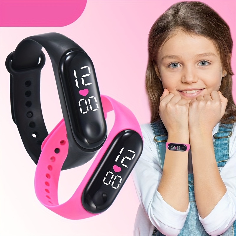 enfants led numérique sport montre enfants montres garçons filles étudiants  horloge montre-bracelet électronique pour garçon fille surprise cadeaux