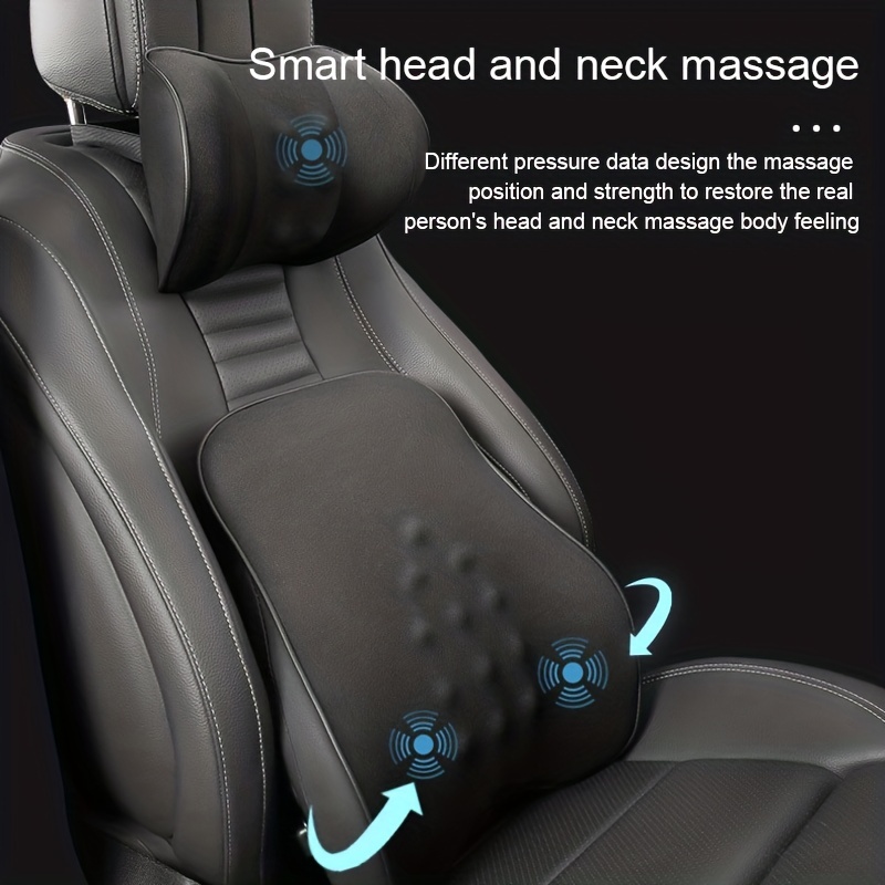 Massage Car Pillow 12v Headrest Neck Pillows Interior Auto Head