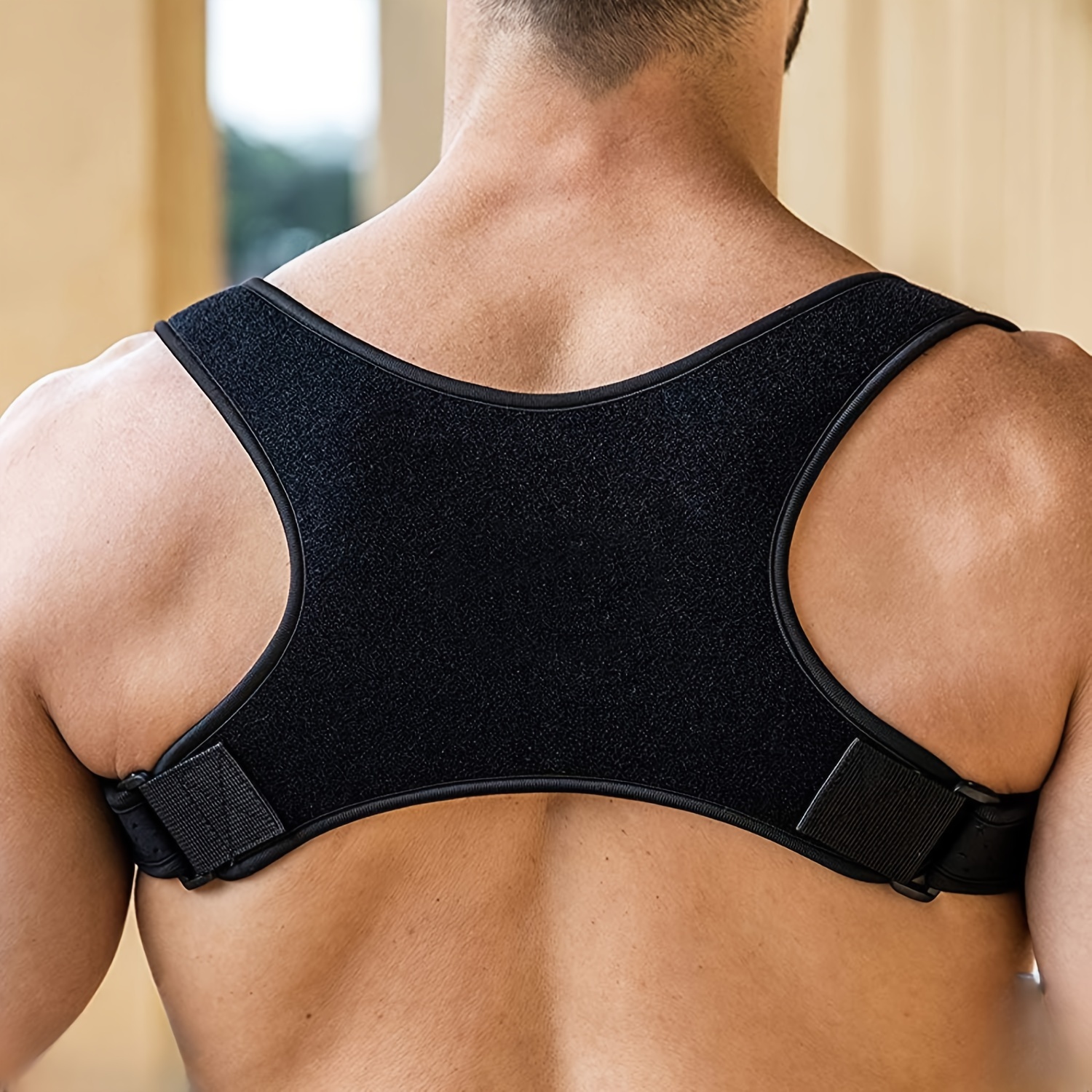 Adjustable Back Shoulder Posture Corrector Belt Clavicle Spine Support  Reshape Body Sport Upper Back Neck Brace