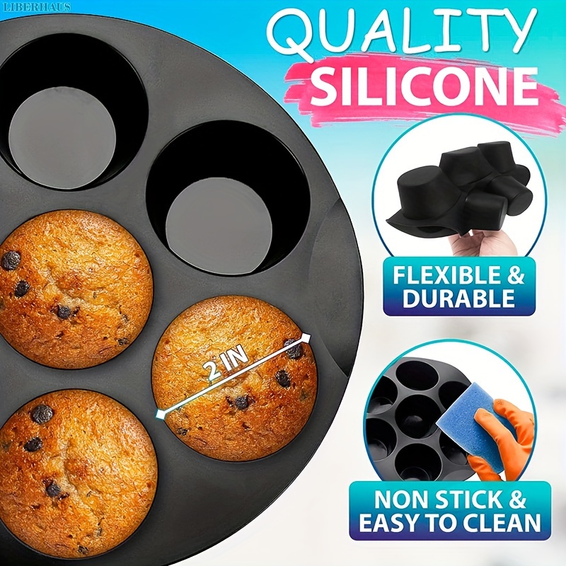 Easy-Flex Silicone Mini Muffin Pan 12 Cavity
