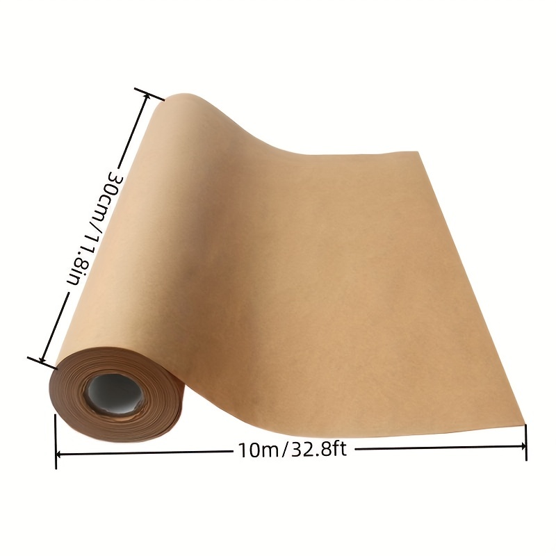 Kraft Wrapping Paper Roll 30cm*10m Recycled Kraft Paper for