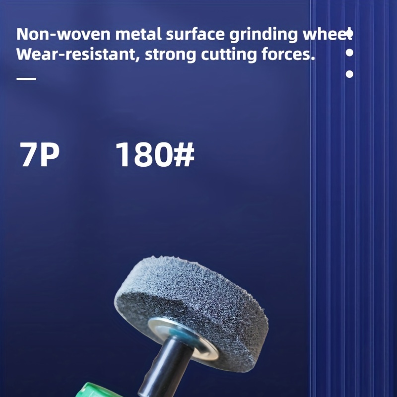 Polishing wheel 120x25x6 P180 non-woven nylon abrasive fabric