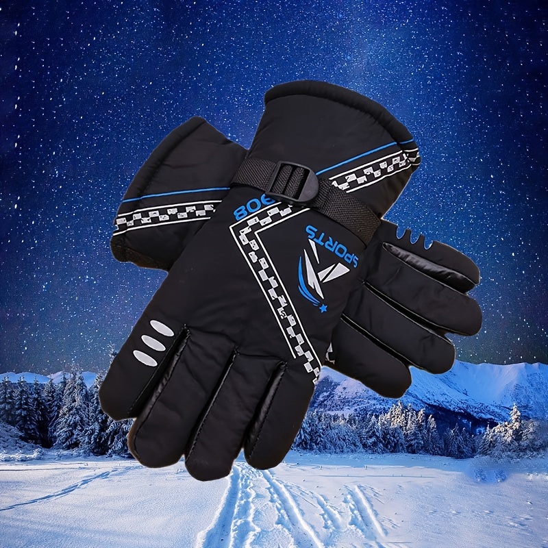 Brown 2024 ski gloves