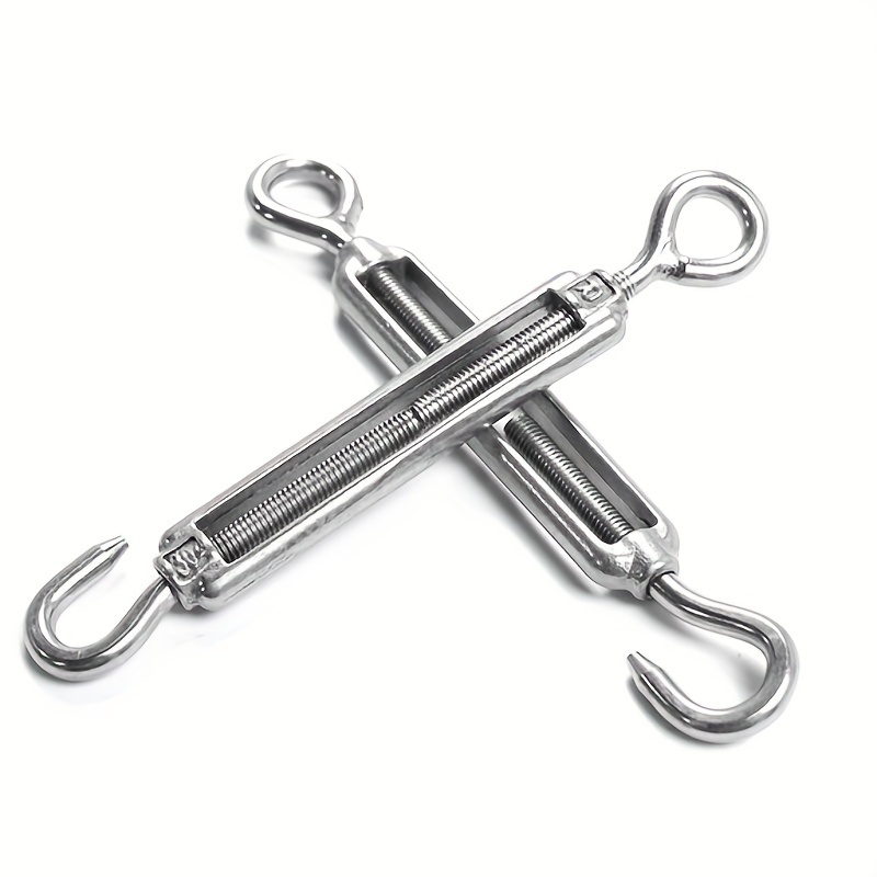 M10 Turnbuckle 304 Stainless Steel Turnbuckle Hook And Eye Turnbuckle Wire  Rope Tension Pack Of 1
