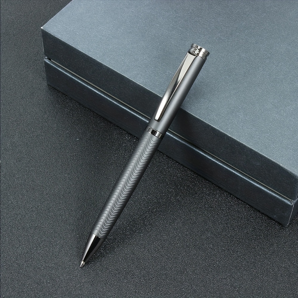

A Black Forest Series Metal Ballpoint Pen With A 1.0mm Smooth Nib Suitable For Both Male And Female Office Work Gift