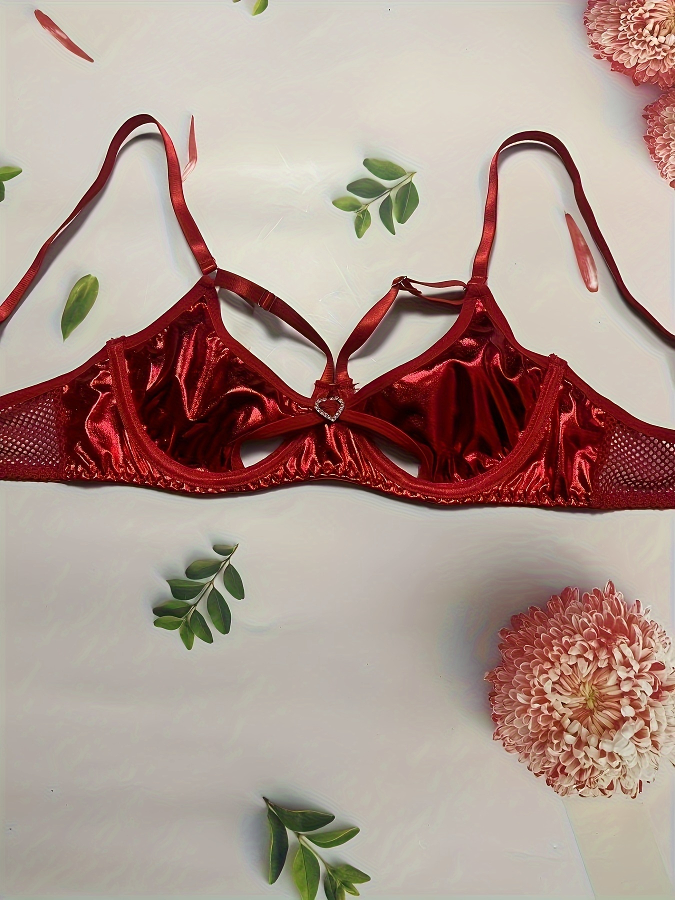 Victoria's Secret logo strappy caged mesh lingerie - Depop