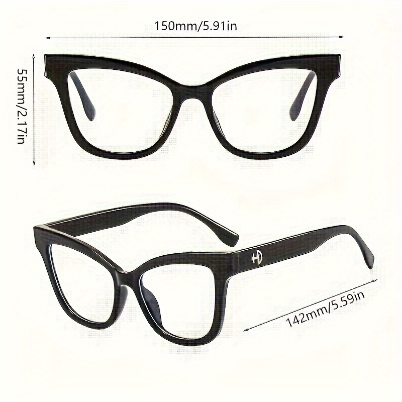 Lentes Ópticas Óculos Femininos Quadros De Moda Olho De Gato Anti Luz Azul  Óculos Transparentes Com Armação Óculos De Prescrição - Armações De Óculos  - AliExpress