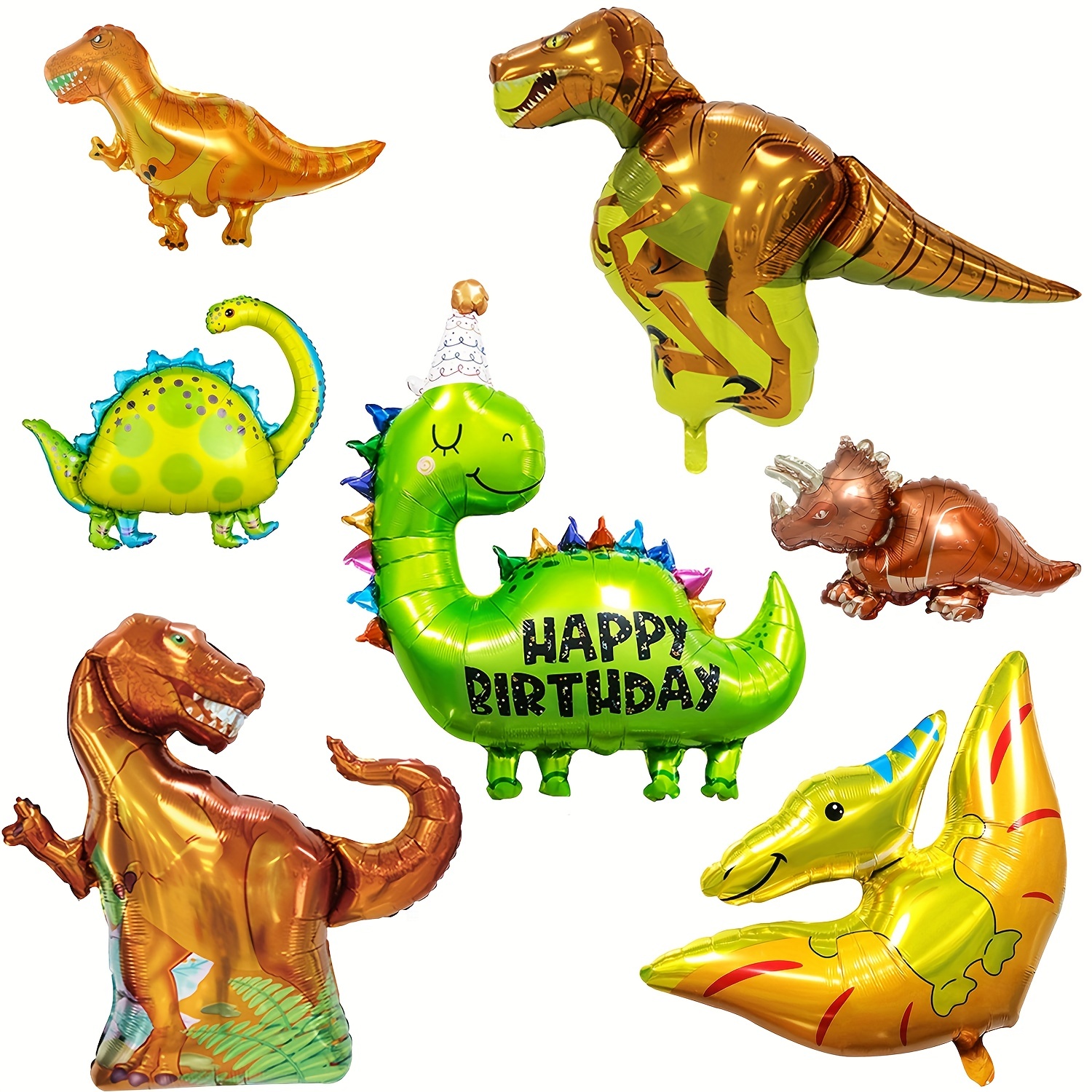 Corona Cumpleaños de Dinosaurios para niños de 1 a 9 años 