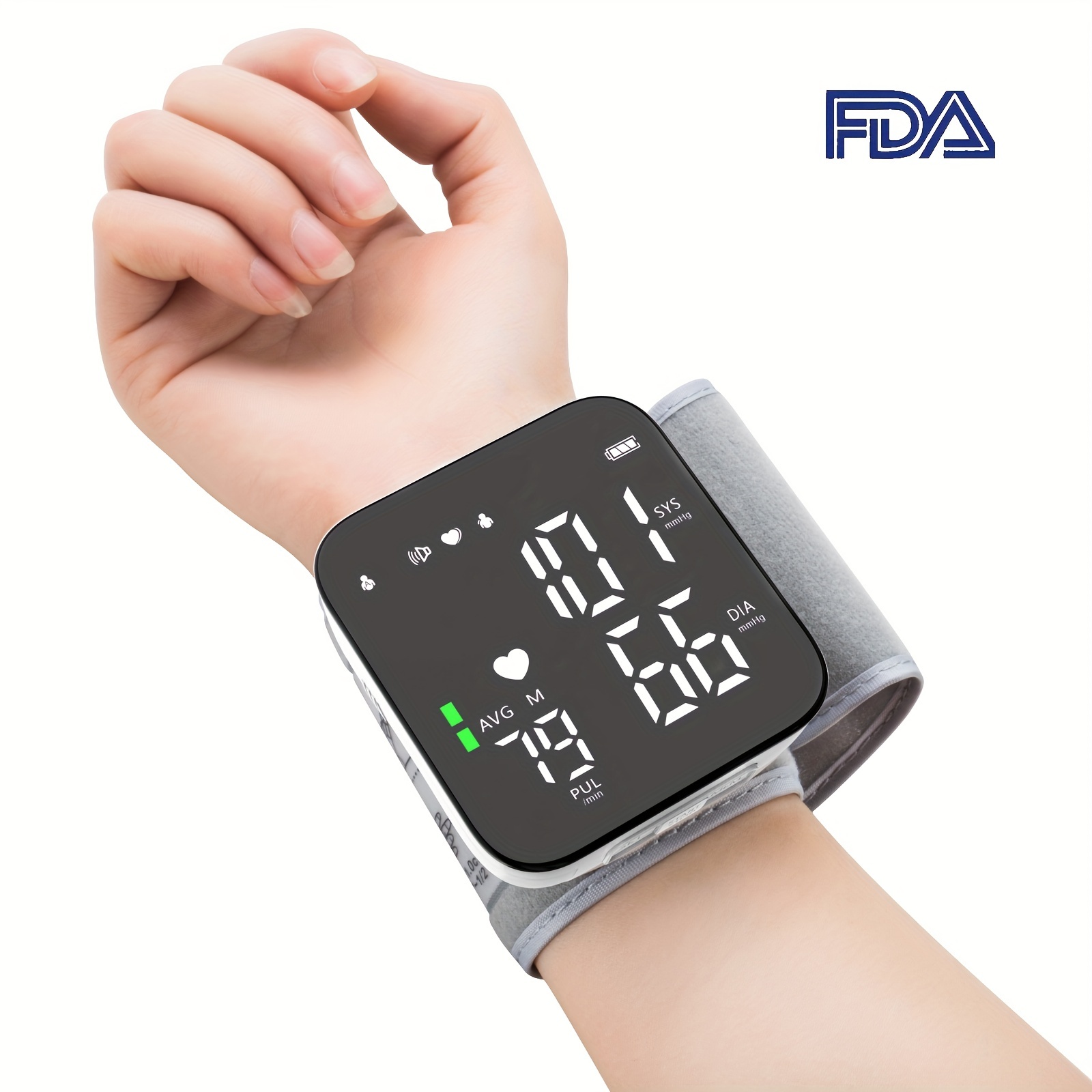 Blood Pressure Monitor-Wrist Accurate Automatic Digital BP Monitor