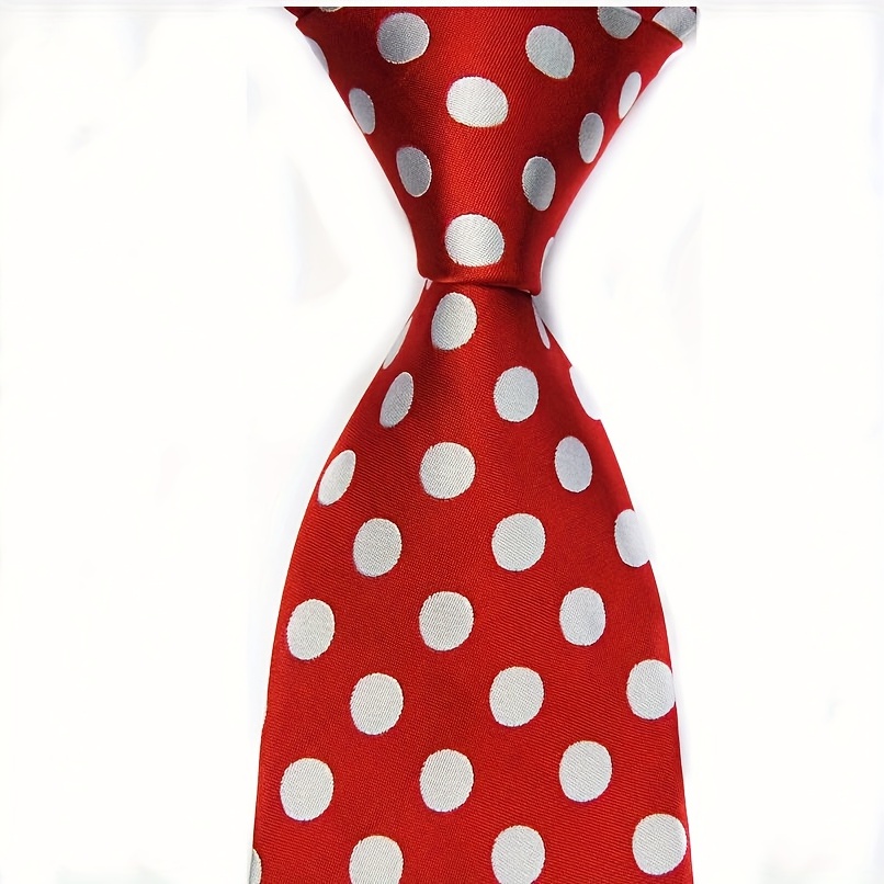 Men's Classic Polka Dots Tie Necktie for Business Wedding