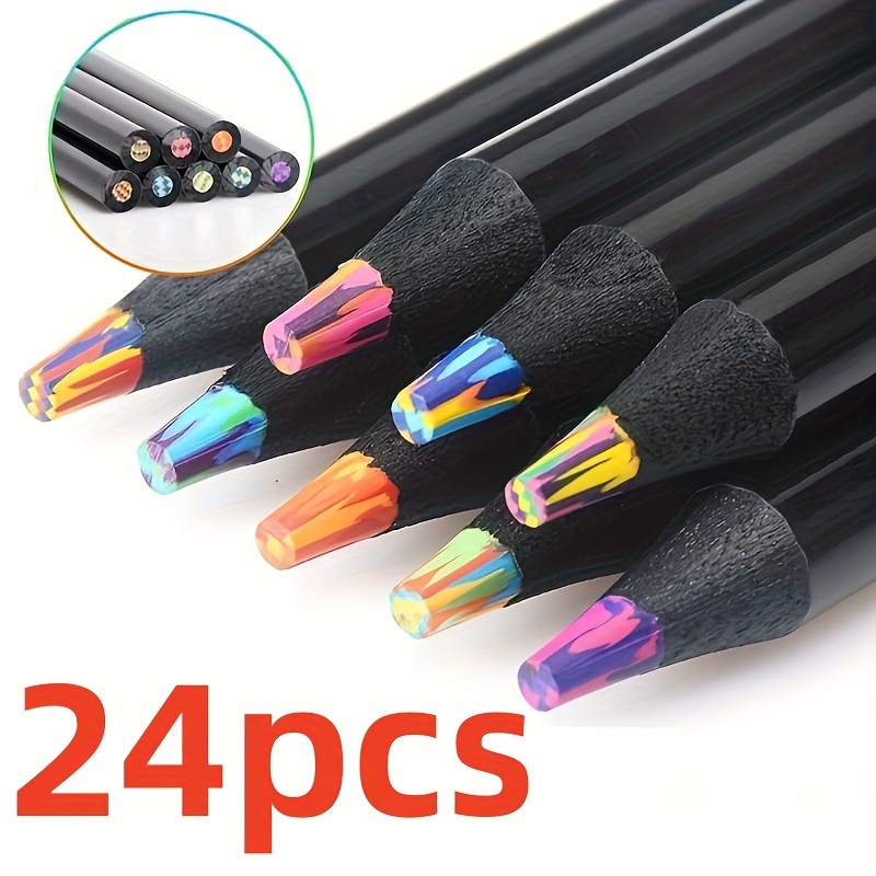 12/8pcs Rainbow Pencils, Jumbo Colored Pencils, Multicolored Pencils Art  Supplies For Adult Coloring Sketching Cute Drawing Kit Fun Pencils Cool  Stuff Christmas Gifts Stocking Stuffers, Today's Best Daily Deals