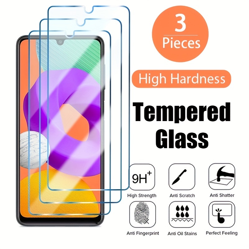 

3pcs Tempered Glass Screen Protector For Samsung A12/a14/a14 4g/a14 5g/a22 5g/a23/a23 5g/a70s