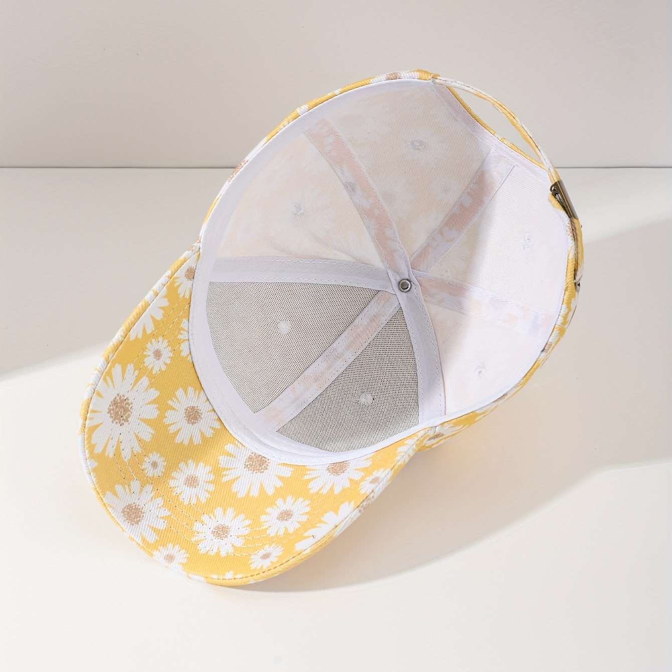 Men's Flower Sun Hat Baseball Cap for Running Outdoor Activities