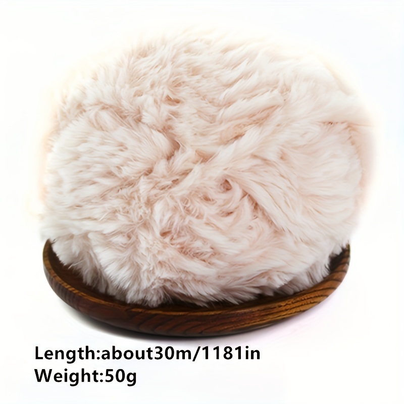 50G/Roll Imitation Mink Wool Yarn For Knitting Faux Fur Sweater