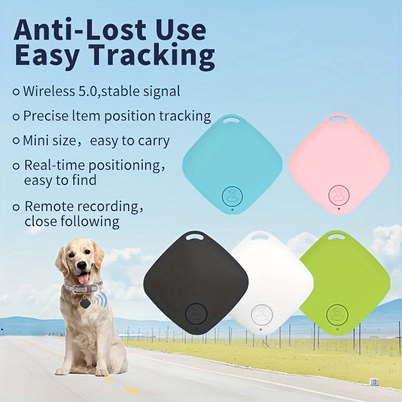 Newly Mini dispositivo de seguimiento GPS para perros, dispositivo portátil  Bluetooth inteligente antipérdida para equipajes/alarmas Bluetooth para