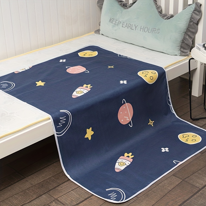 Children's Oversized Waterproof Diaper Pad, Breathable Bed Mat