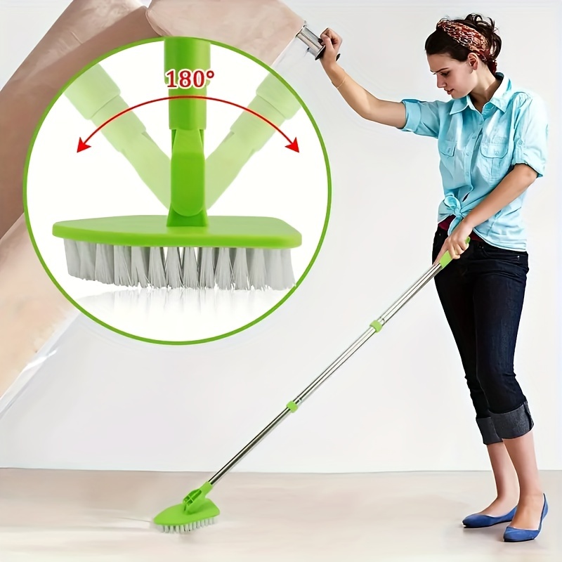 Extendable Bathroom Cleaning Brush Shower Tile Bath And Floor Cleaning  Scrubber