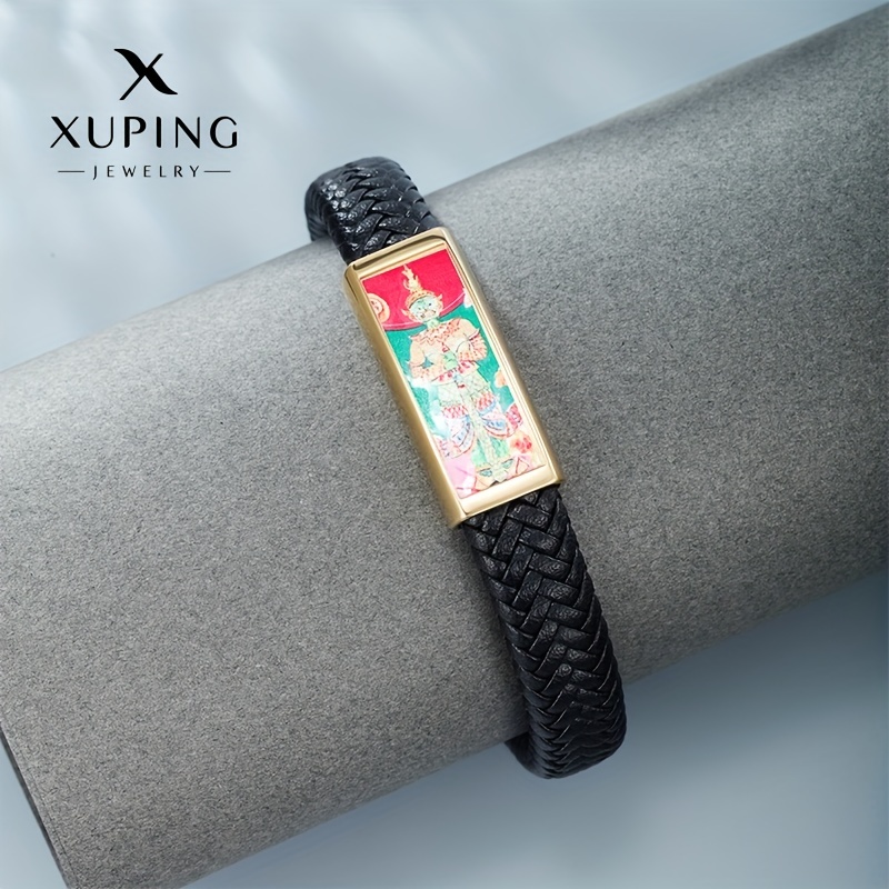 Hip Hop Multicolor Hand Rope Bangle Men