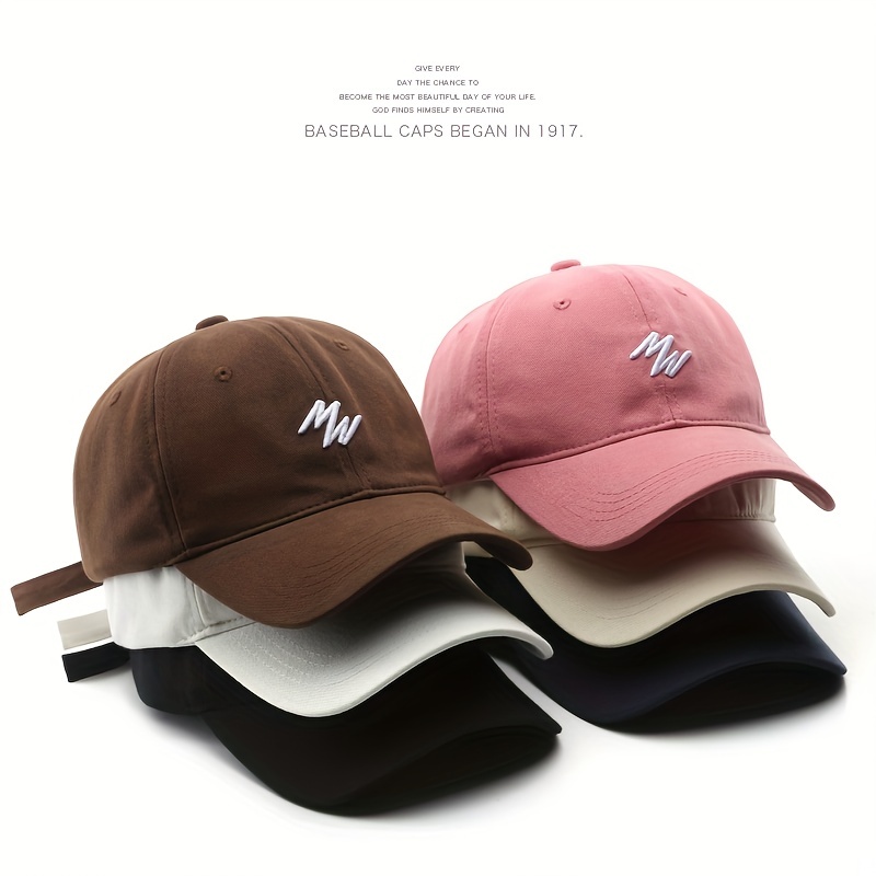 1pc Women Graphic Embroidered Breathable Fashion Baseball Cap For Summer