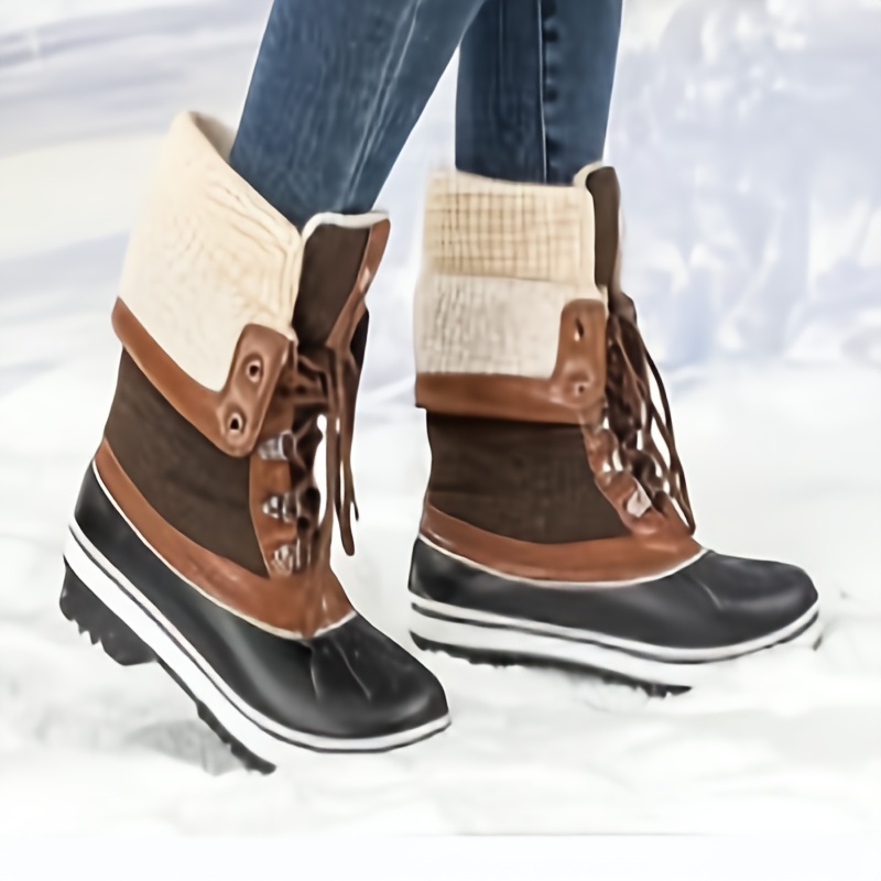 Botas de nieve de terciopelo para invierno, botas cortas para mujer, zapatos  impermeables cálidos y gruesos para mujer Wmkox8yii ghj2195