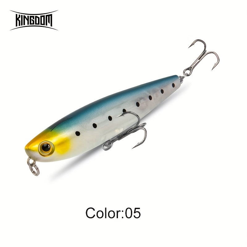 Buy Kingdom Fishing Pencil Large Hard Bait Minnow Lure with Treble