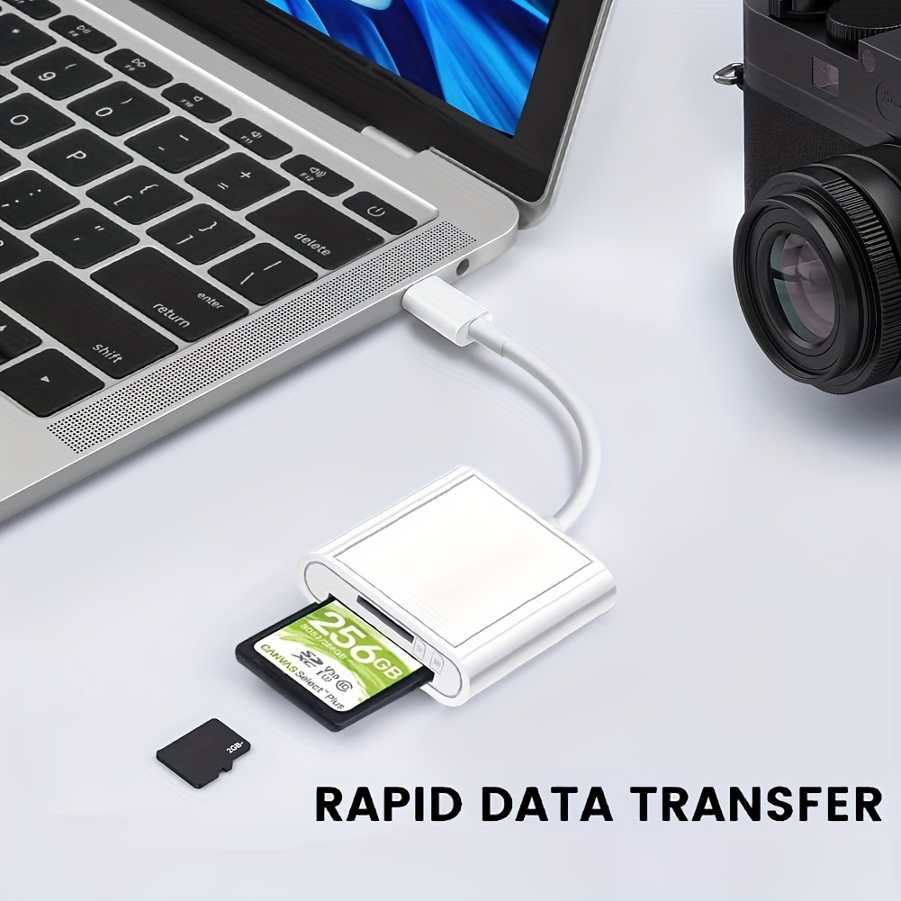 USB C SD Card Reader, Oyuiasle USB C to SD Card for iPhone  15/iPad/Mac/Laptop, USB-C/Type C Memory Card Adapter for iMac, iPad Pro Air  Mini, MacBook