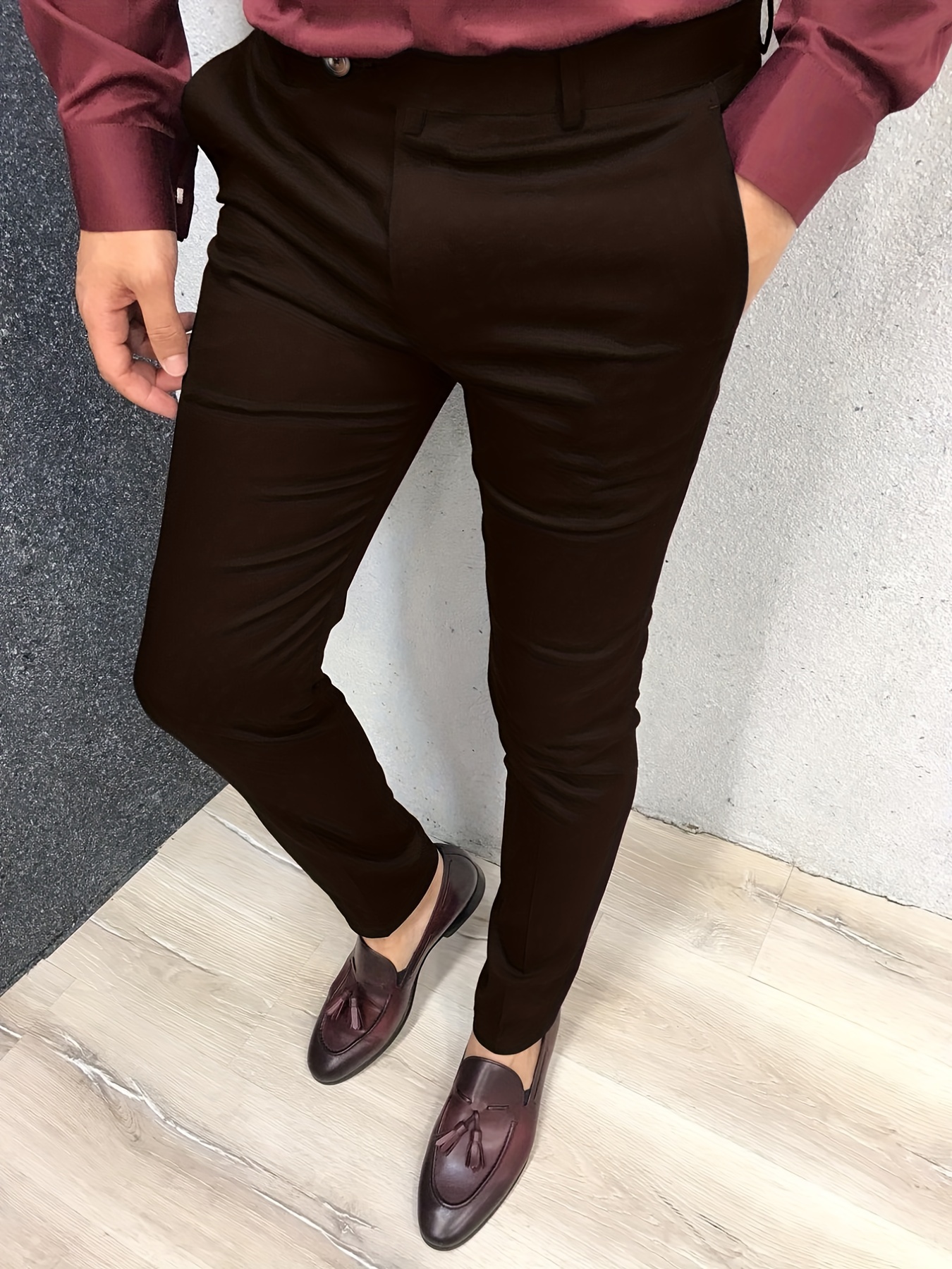 Men Trouser Stylish Men Pants Plated Vintage Trouser Wedding Party Wear  Pants Rust Classic Men Trouser Wedding Prom Gift Men -  Canada