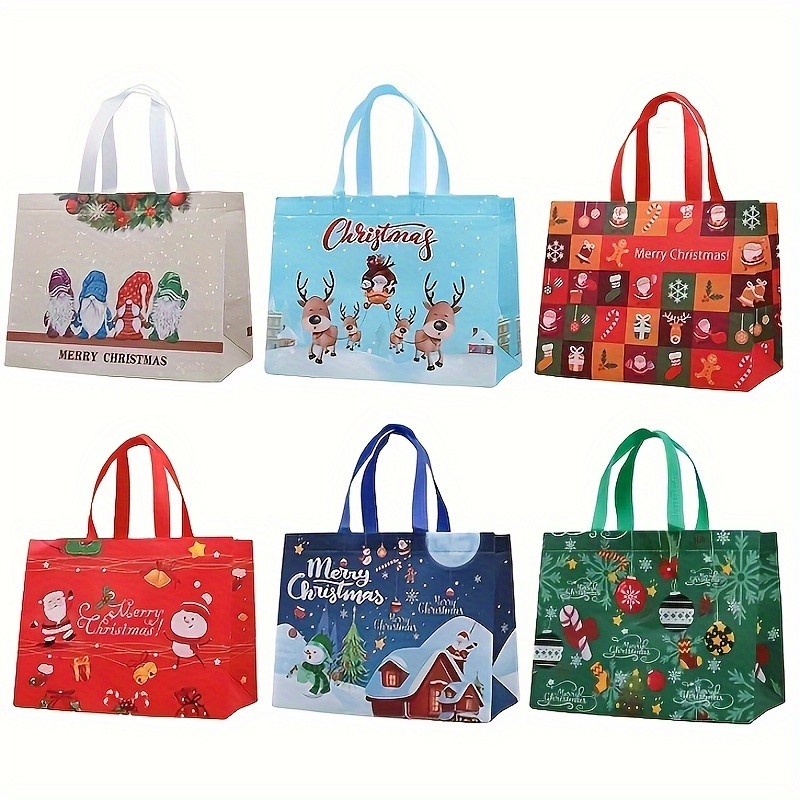 Gift Grocery Tote Bags Large Gift Bags Reusable - Temu