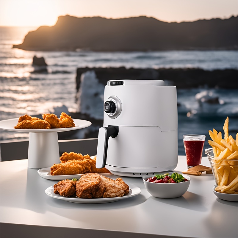 1pc Visual Air Fryer, 1.19gal Air Fryer Oven, Smart Cooking Program, Large  Capacity Multi-function Electric Fryer, Household Electronic Touch Control