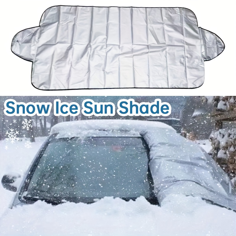 Car Snow Cover Foldable Car Windshield Cover Winter Snow - Temu