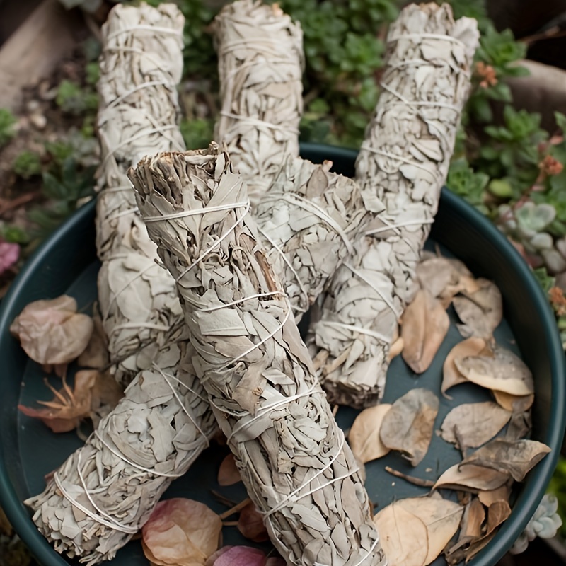 1pc/2pcs White Sage Smudge Stick, Jumbo | Sage Smudge Stick, for Home  Cleansing Incense Healing Meditation, Positive Energy, Suitable For  Camping, Gar