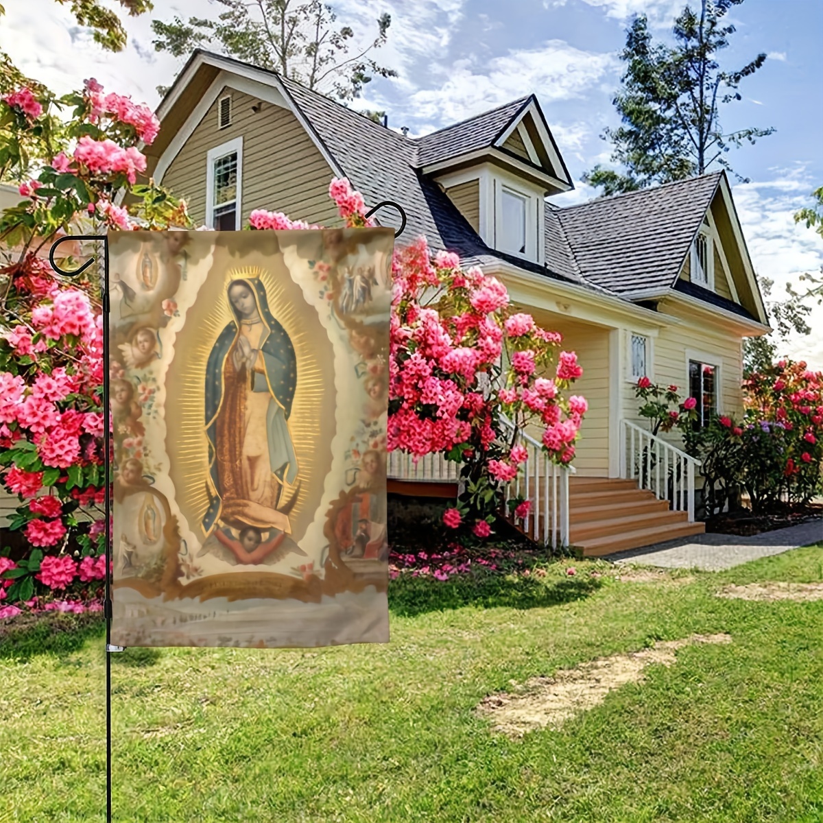 1pc Our Lady Of Guadalupe Mother Of God Garden Flag Double Sided ...