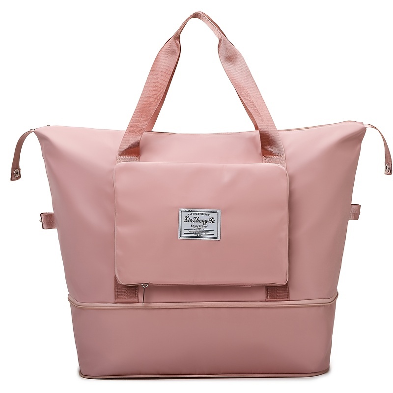 Pink tote online storage