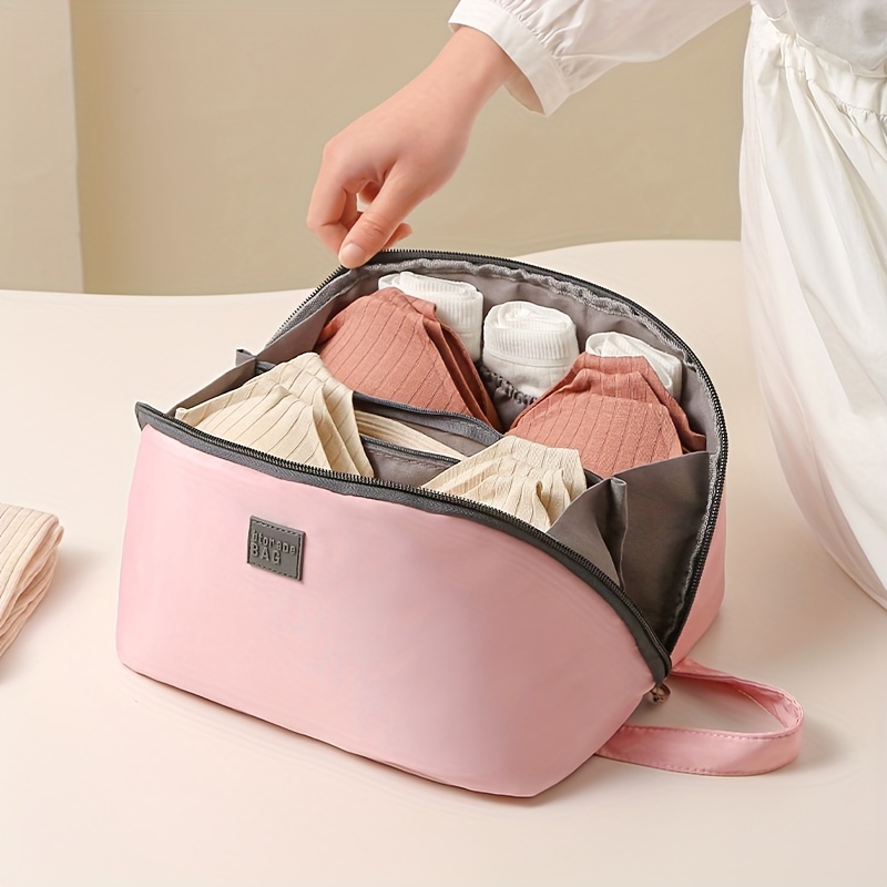 1pc Underwear Storage Bag, Portable Zipper Bras Organizer For Traveling,  Women's Lingerie & Underwear Accessories