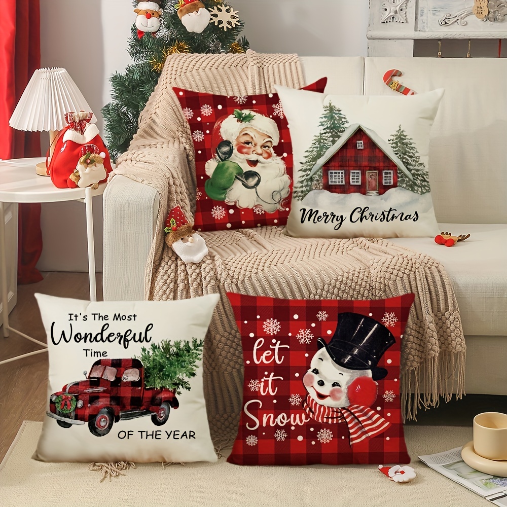 Christmas Pillowcases Christmas Decorations Christmas Tree - Temu