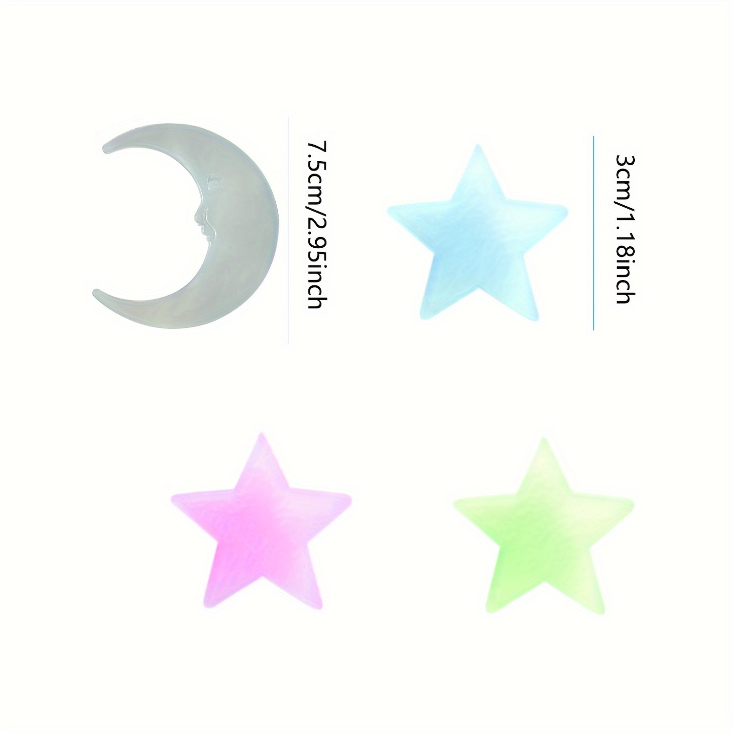 3D file Glow In The Dark Stars and Planets Printable Stickers
