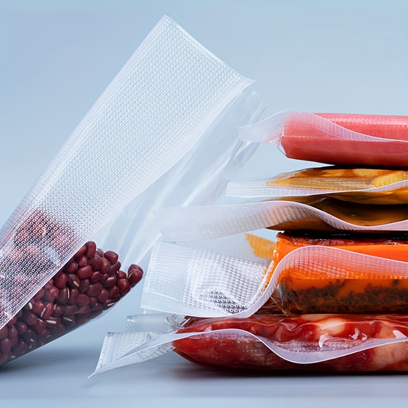 BPA Free PA PE Food Grade Embossed Clear Vacuum Bag for Food