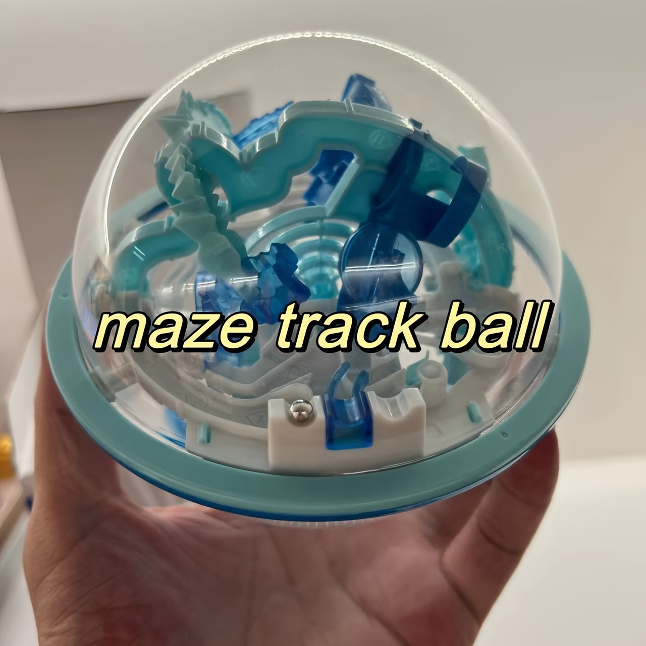 Magical Intellect Maze Ball 100 Steps Balance Perplexus Magnetic Ball  Marble Puzzle Game Toy Gift for