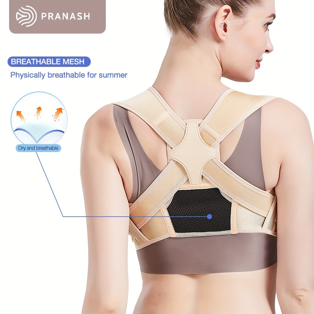 Corrector De Postura De Espalda Ajustable, Corsé Lumbar De Espalda