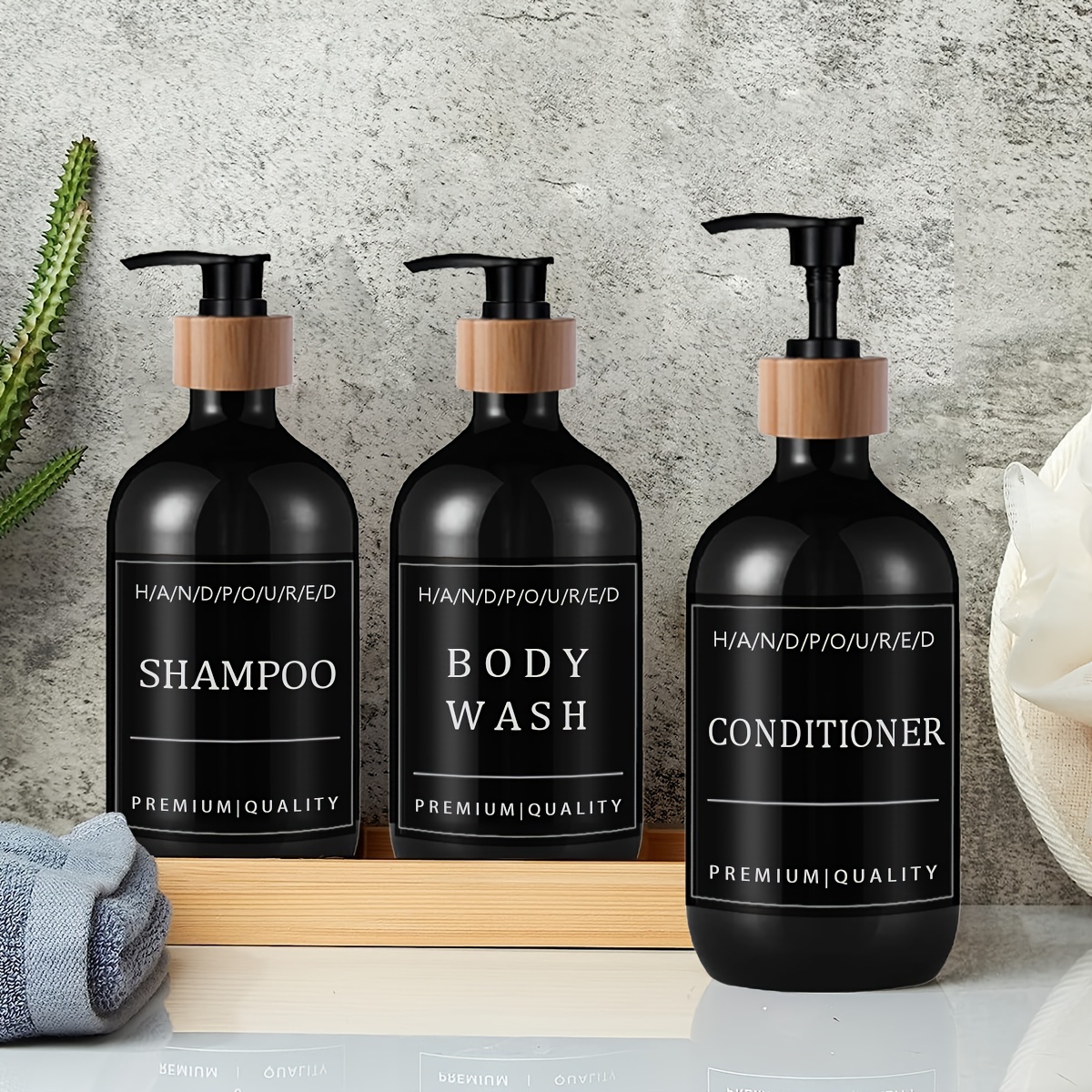 3 Flaconi Lozione Dispenser Shampoo E Balsamo 500 Ml Pompa - Temu  Switzerland