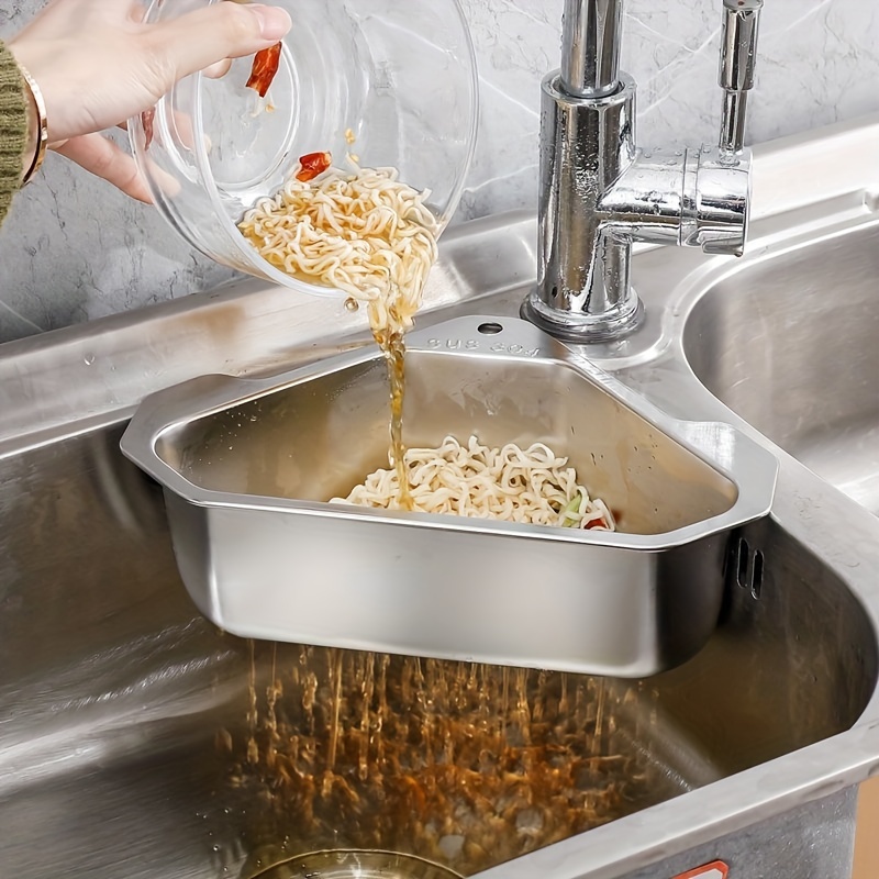 Sink Drain Basket Rectangle Sink Storage Basket Sink Organizer for Food  Stores for Vegetables for Tool